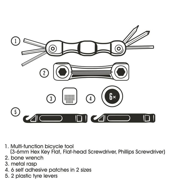 Gentlemen's Hardware Fiets reparatieset