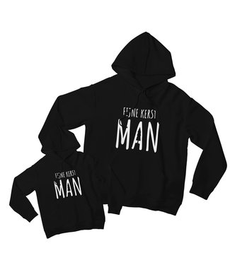 Matching hoodies Vader & Zoon/Dochter | Fijne kerst man