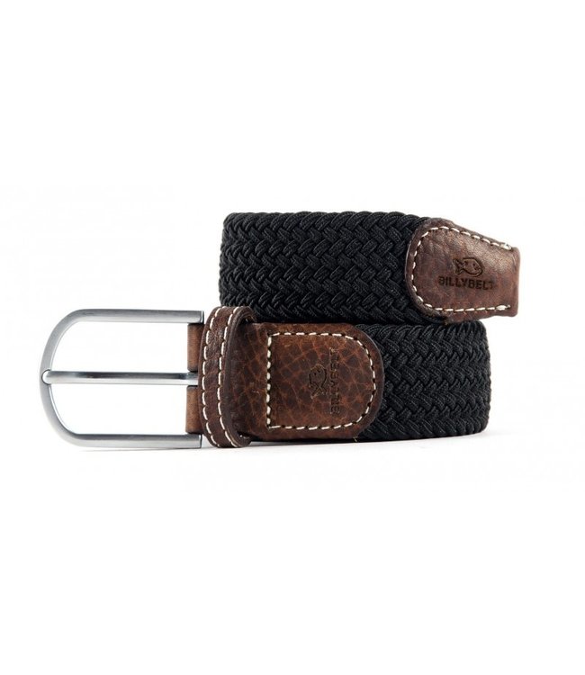 Billybelt Geweven riem - Licorice Black