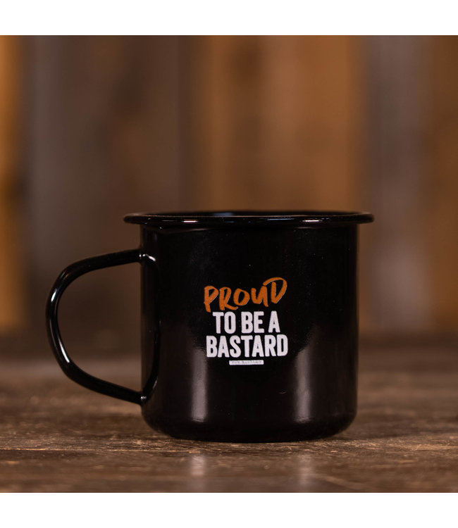 The Bastard Emaille mok - Proud to be a Bastard