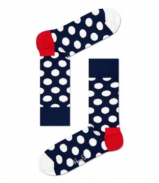 Happy Socks Big Dots Blue sokken