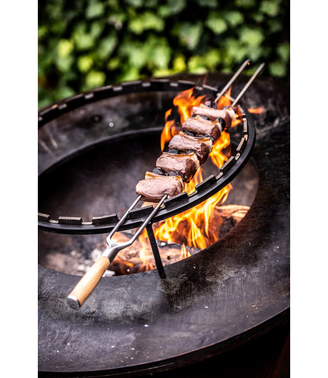 Forged Churrasco Forged Olive Vorkspies 50, 60 of 70 cm