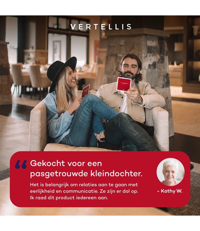 Vertellis Relatie-editie vragenkaartspel