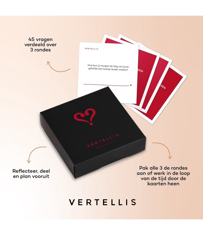 Vertellis Relatie-editie vragenkaartspel
