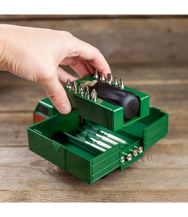 Kikkerland Truck toolkit 14 onderdelen | Gereedschap