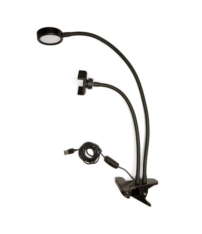 Kikkerland Live Streaming set | incl. telefoonhouder en licht