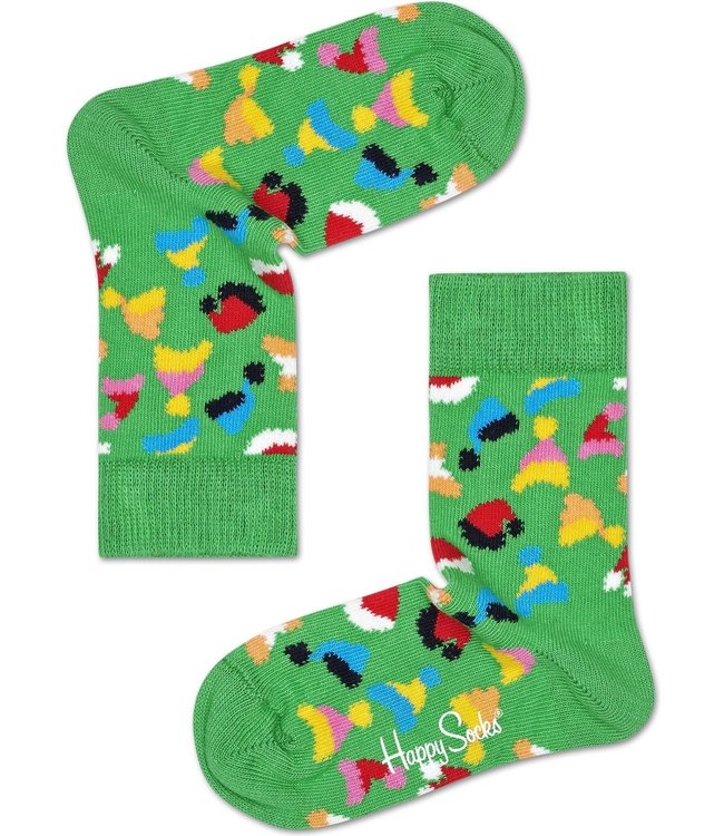 Happy Socks 3-pack Happy Kerst sokken Kids | Maat 0-12 maanden