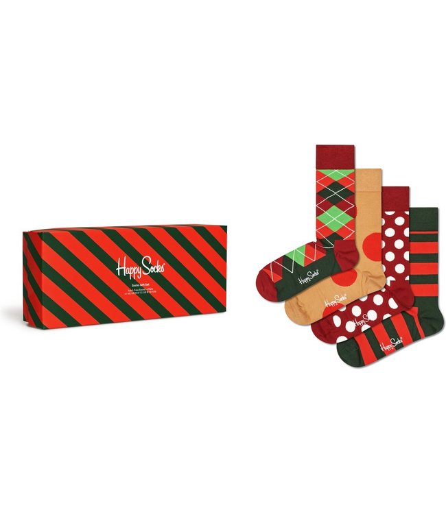 Happy Socks Classic Holiday sokken  | 4-pack