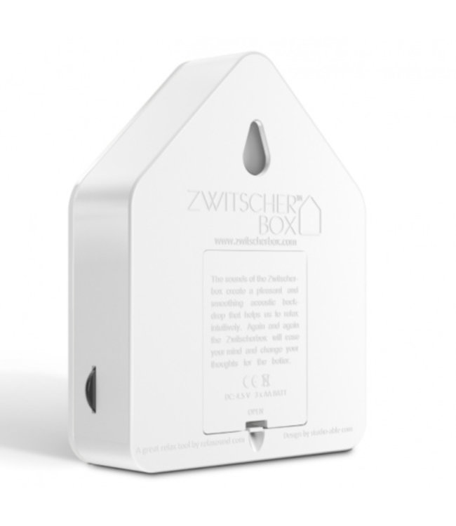 Relaxound 'Vogelhuis' Wit | Zwitscherbox