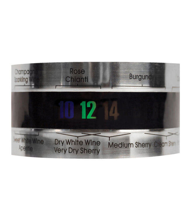 Kikkerland Wijnfles thermometer