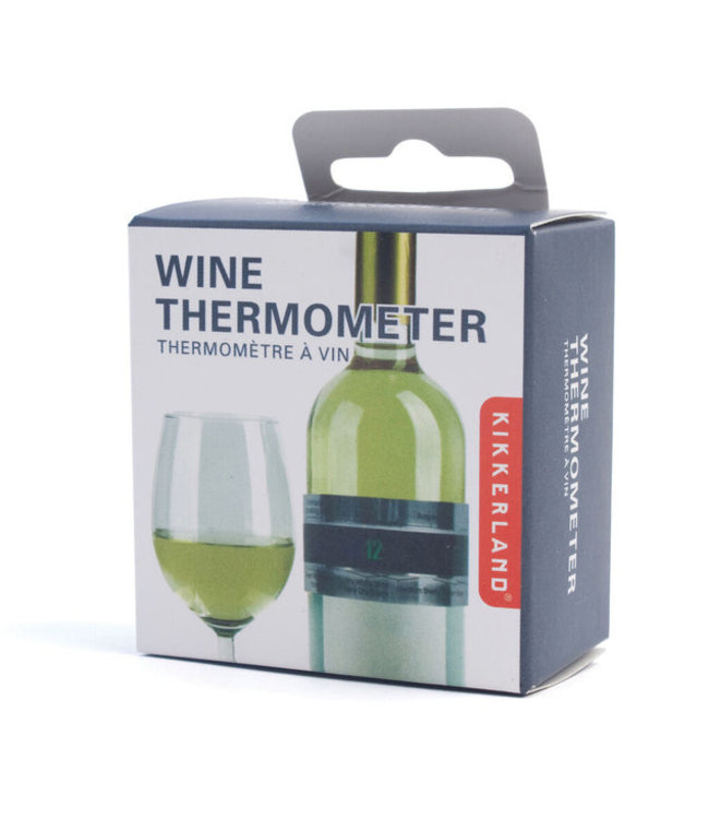 Kikkerland Wijnfles thermometer
