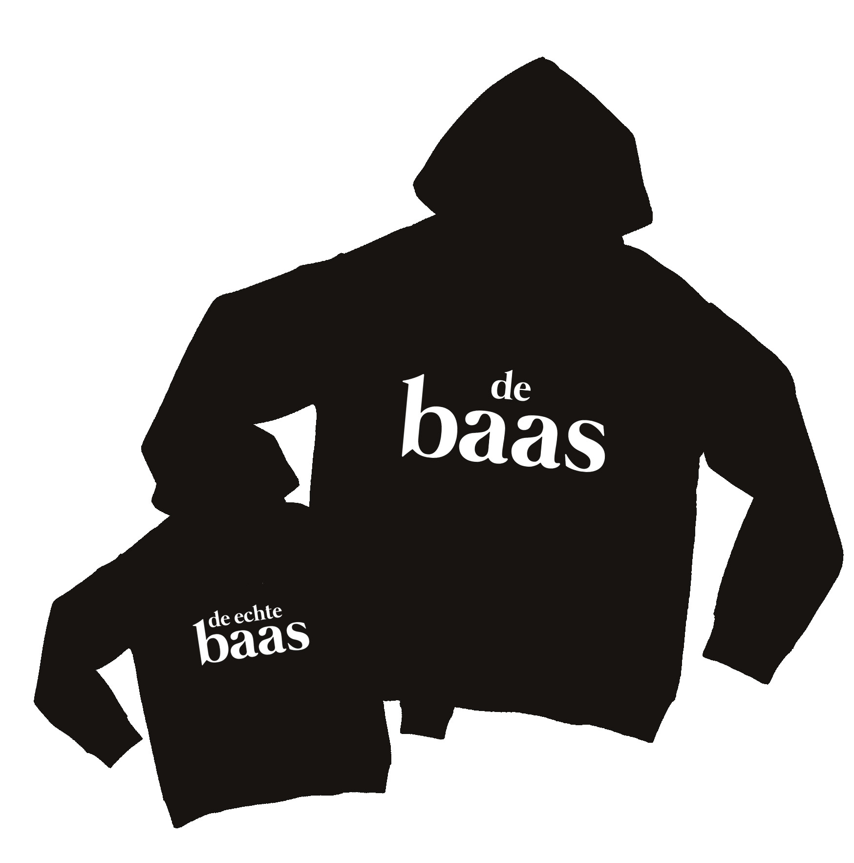 Matching hoodies Vader Zoon/Dochter De Echte Baas