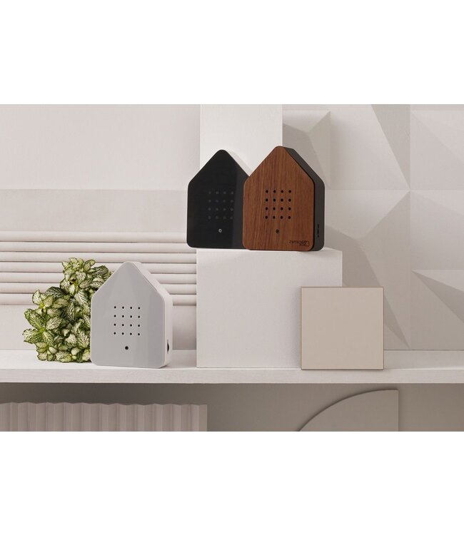 Relaxound 'Vogelhuis' Zwart-Wit | Zwitscherbox