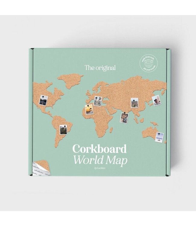 Suck UK Wereldkaart Kurk