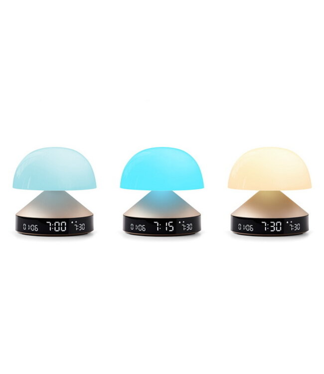 Lexon Wake up light / wekker Mina Sunrise - Goud