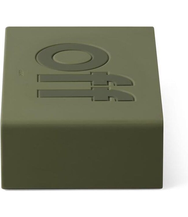 Lexon Digitale wekker FLIP+ | rubber khaki