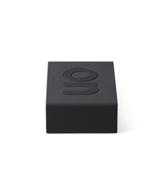 Lexon Digitale wekker FLIP+ | rubber zwart