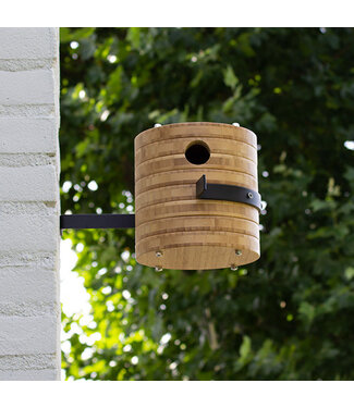 Heeej Vogelhuis Fly Inn met ophangbeugel - Bamboe