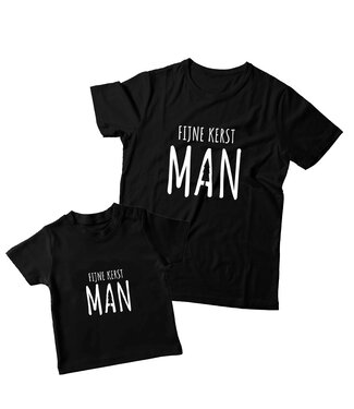 Eenmannenkado Matching kerstshirts Vader & Zoon/Dochter | Fijne kerst man