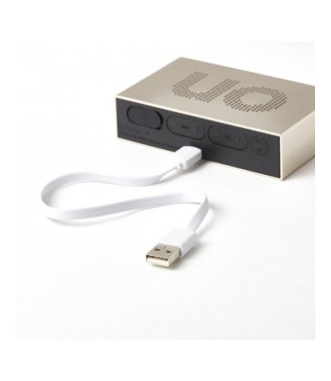 Lexon Digitale wekker FLIP Premium | gold metal