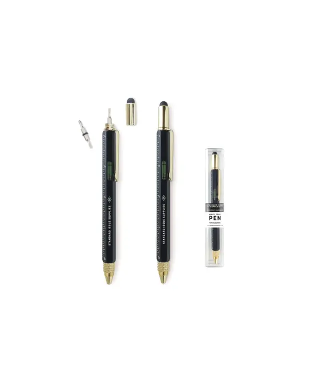 Gentlemen's Hardware Multi tool Pen Zwart
