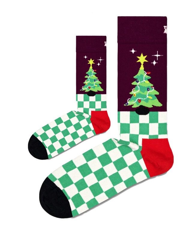 Happy Socks Matching sokken Christmas Tree