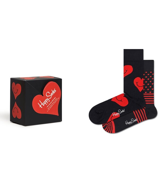 Happy Socks Happy Valentine sokken gift box | 2 paar sokken