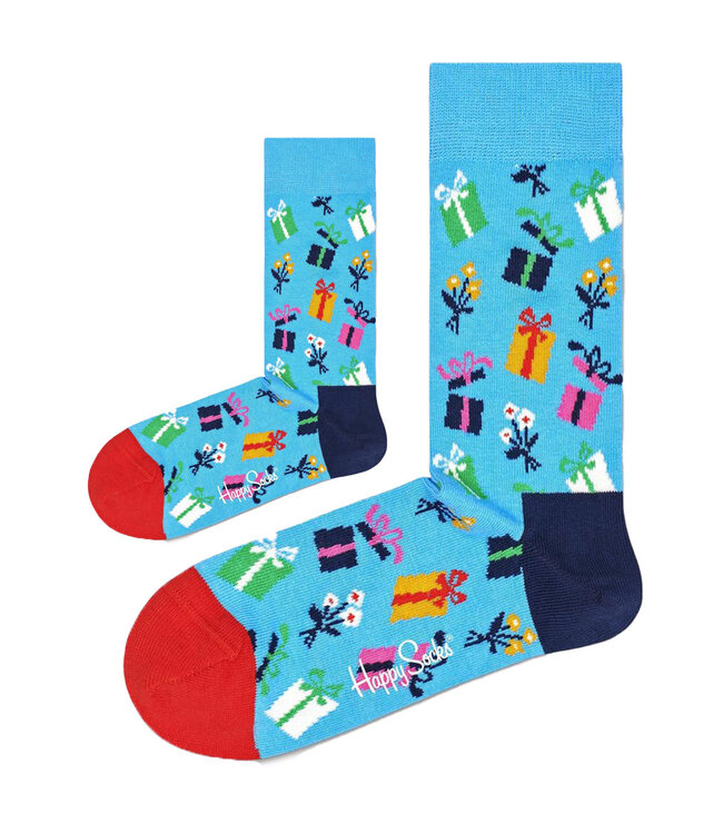 Happy Socks Matching sokken Hiep Hiep Hoera blauw