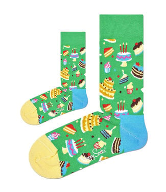 Happy Socks Matching sokken Hiep Hiep Hoera groen