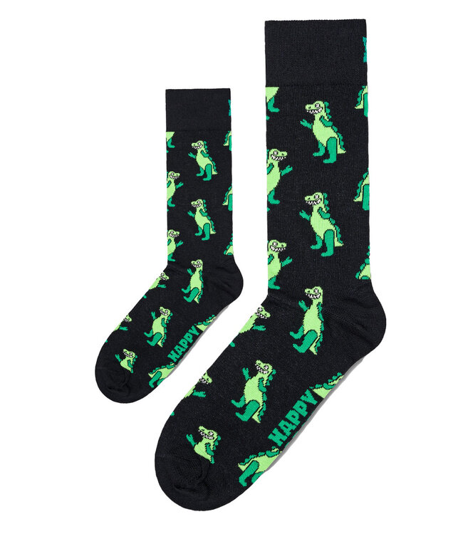 Happy Socks Matching sokken Dino groen