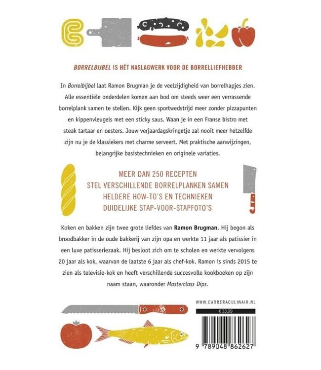 Carrera Culinair Borrelbijbel - Ramon Brugman