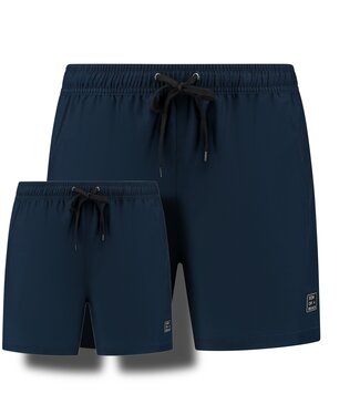 Son of a Beach Zo Vader Zo Zoon/Dochter Matching zwembroeken Uni Blauw