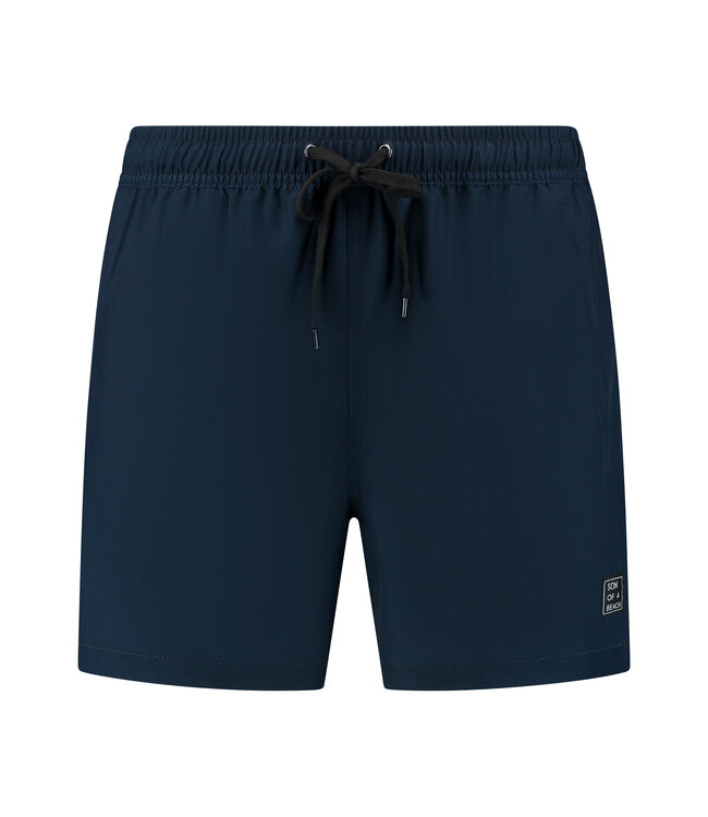 Son of a Beach Zo Vader Zo Dochter Matching zwembroek & badpak - Uni Blauw