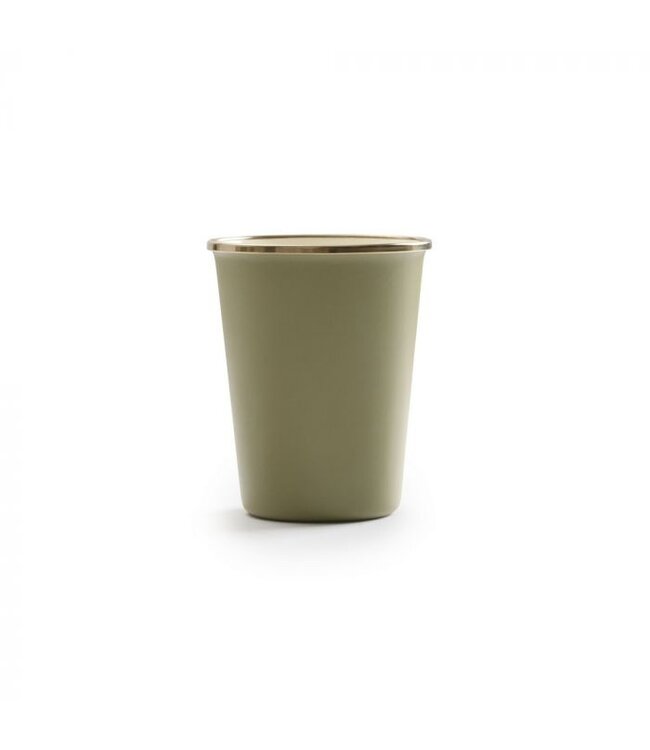 Barebones Enamel Mok - Olive - Set van 2