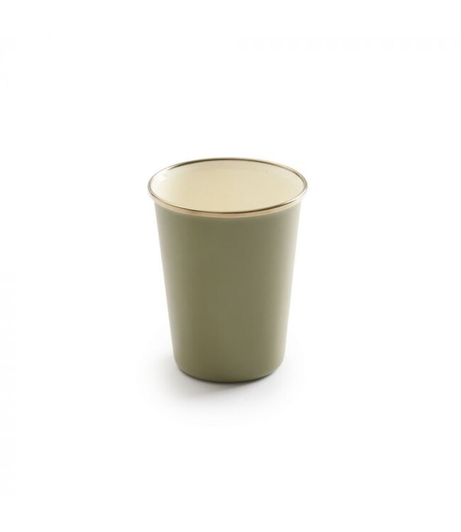 Barebones Enamel Mok - Olive - Set van 2