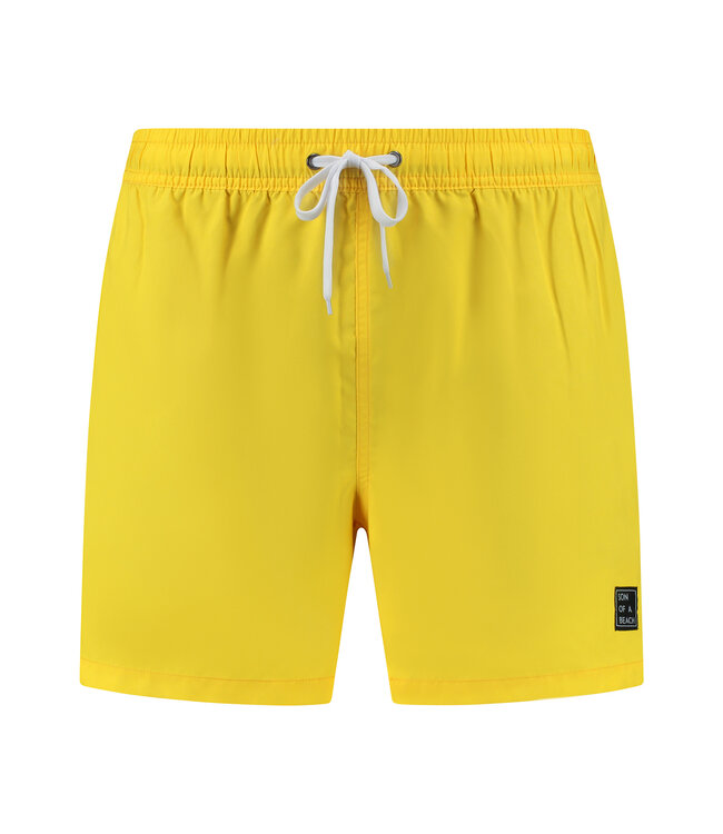 Son of a Beach Zo Vader Zo Zoon/Dochter Matching zwembroeken - Uni Geel