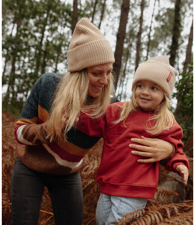 Hello Hossy Zo Ouder Zo Zoon/Dochter Matching Mutsen- Flow Creamy