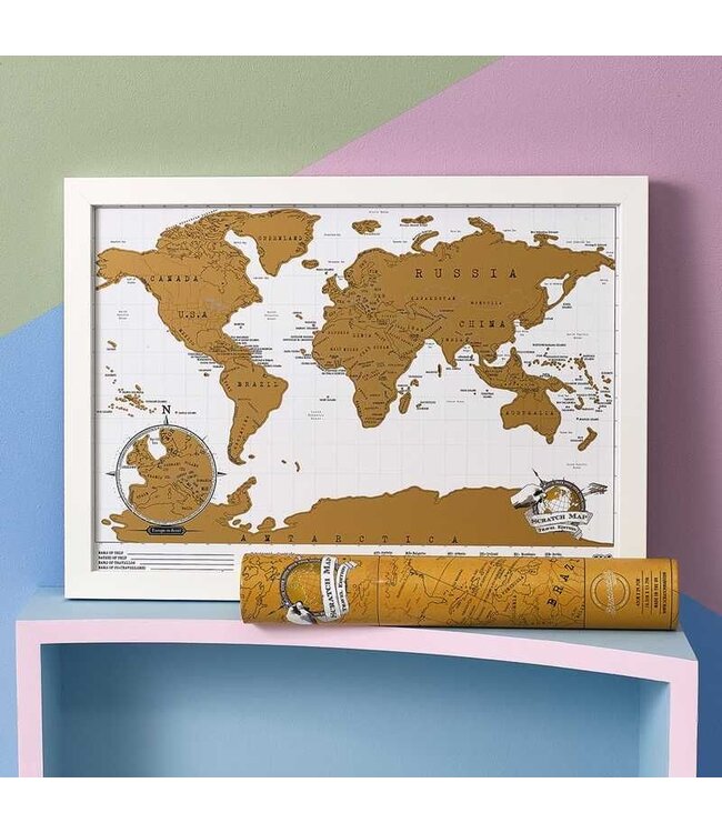 Suck UK Wereldkaart Scratch map Travel