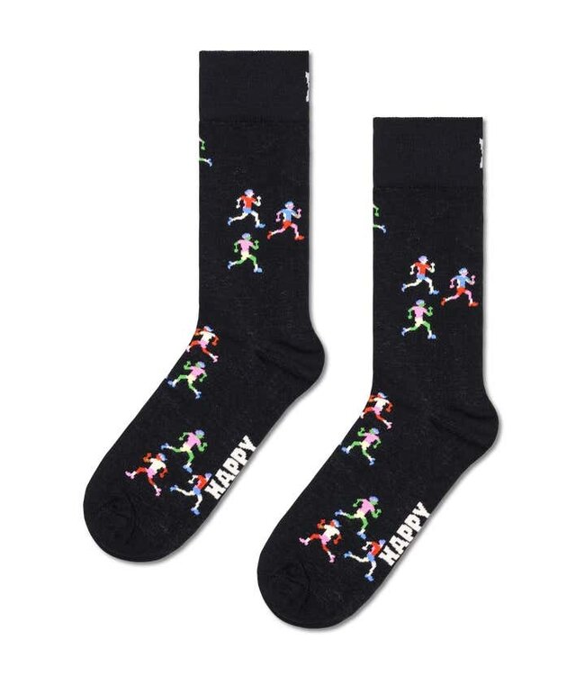 Happy Socks Runners sok zwart