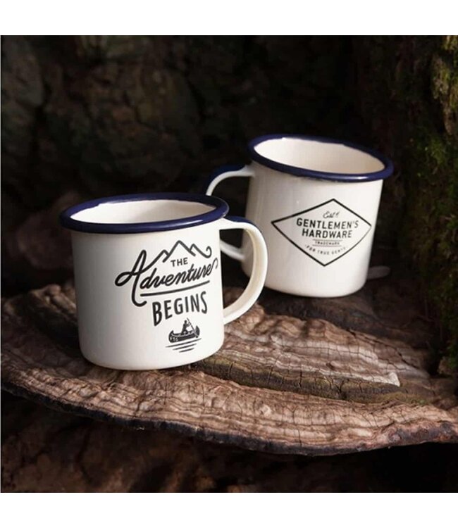 Gentlemen's Hardware Enamel Espresso Set | 2 stuks