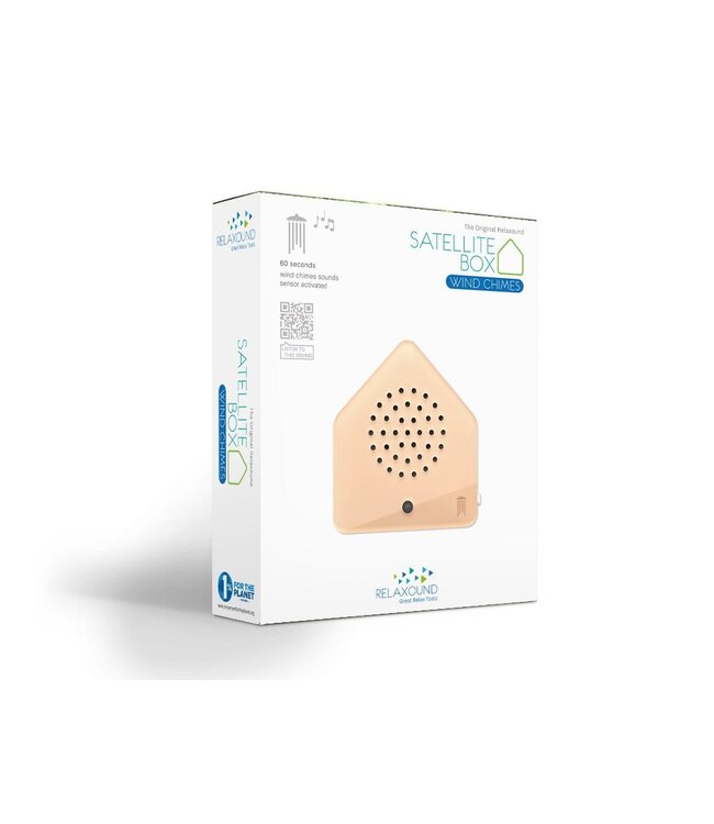 Relaxound Satellite Wind Chimes box | Oak