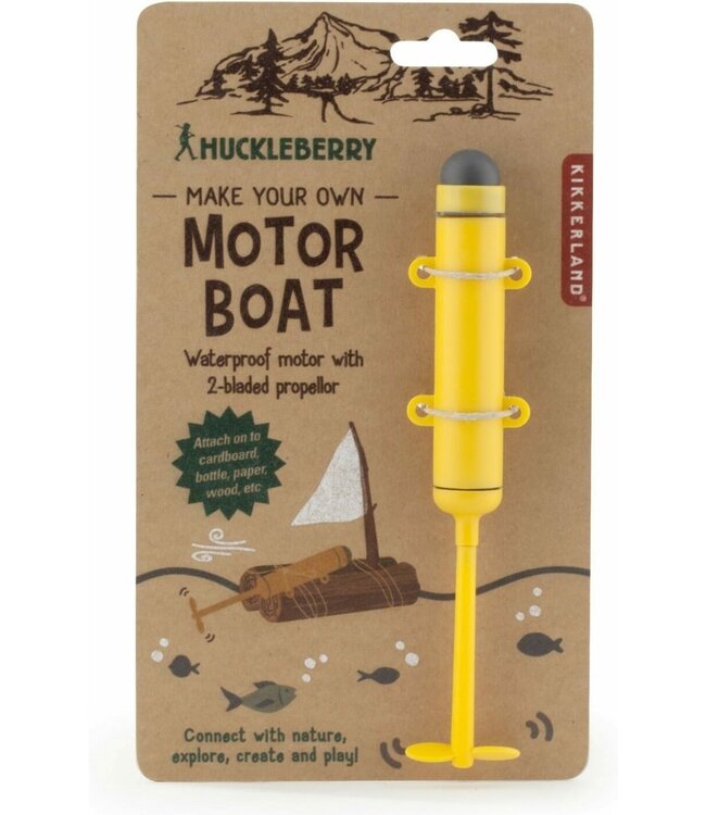 Kikkerland Motorboot DIY bouwpakket