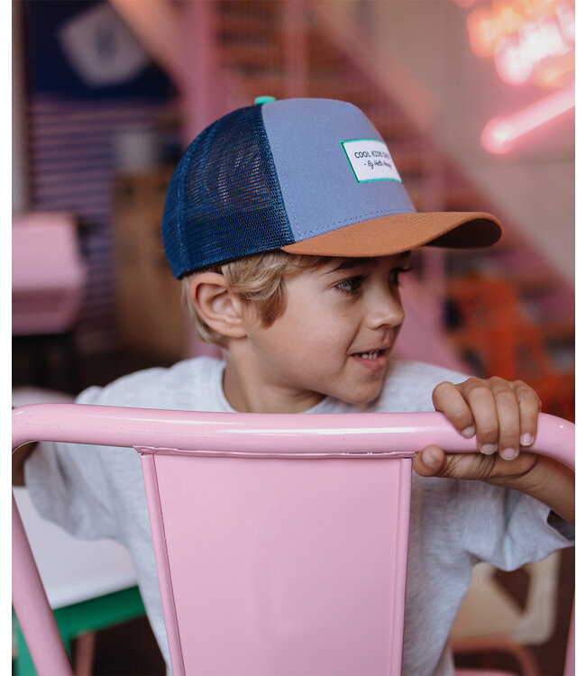 Hello Hossy Zo Vader Zo Zoon/Dochter Matching caps - Mini Marine