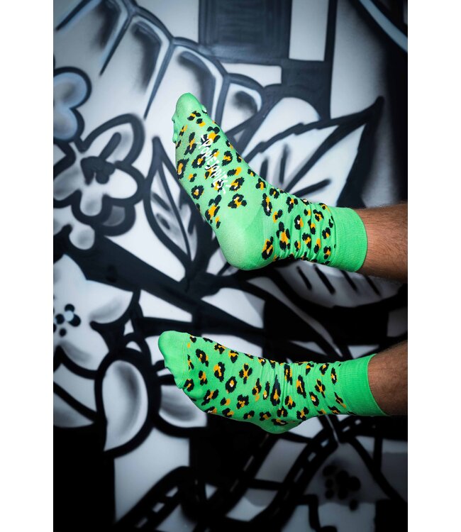 Popiejopies Matching sokken Pittige  Panter | groen