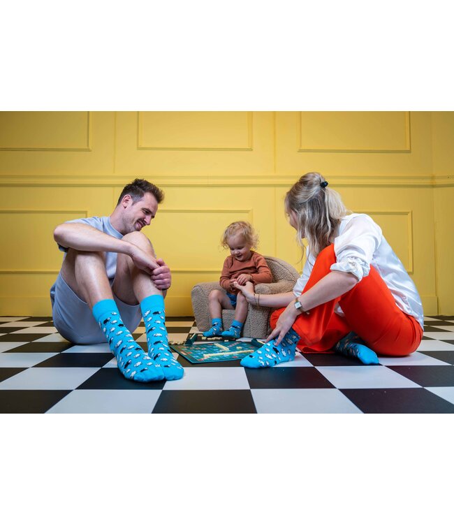 Popiejopies Matching sokken Eigenwijze Schapen | blauw
