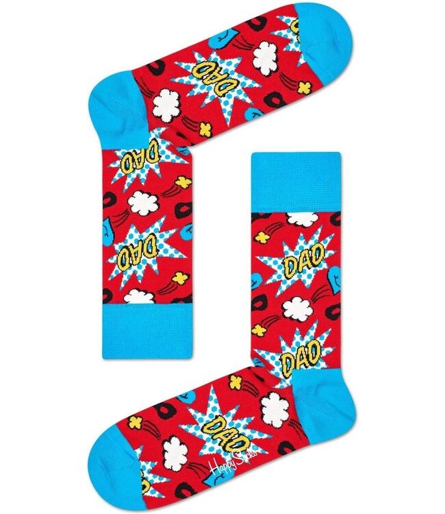 Happy Socks Super Dad Happy Socks gift set - 3 paar