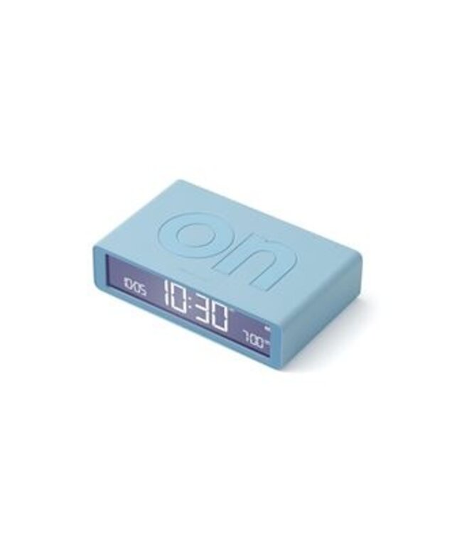 Lexon Digitale wekker FLIP Classic | light blue