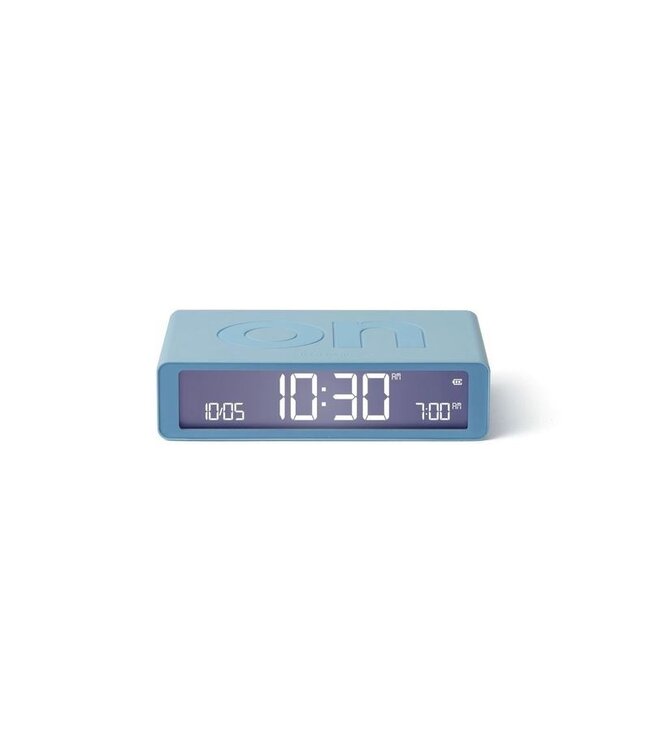 Lexon Digitale wekker FLIP Classic | light blue