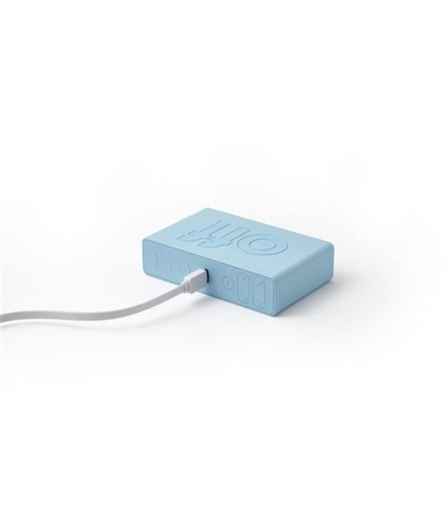 Lexon Digitale wekker FLIP Classic | light blue