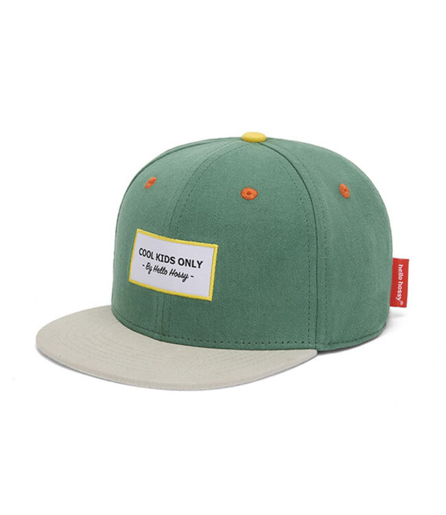 Hello Hossy Zo Vader Zo Zoon/Dochter Matching caps - Mini Captain groen